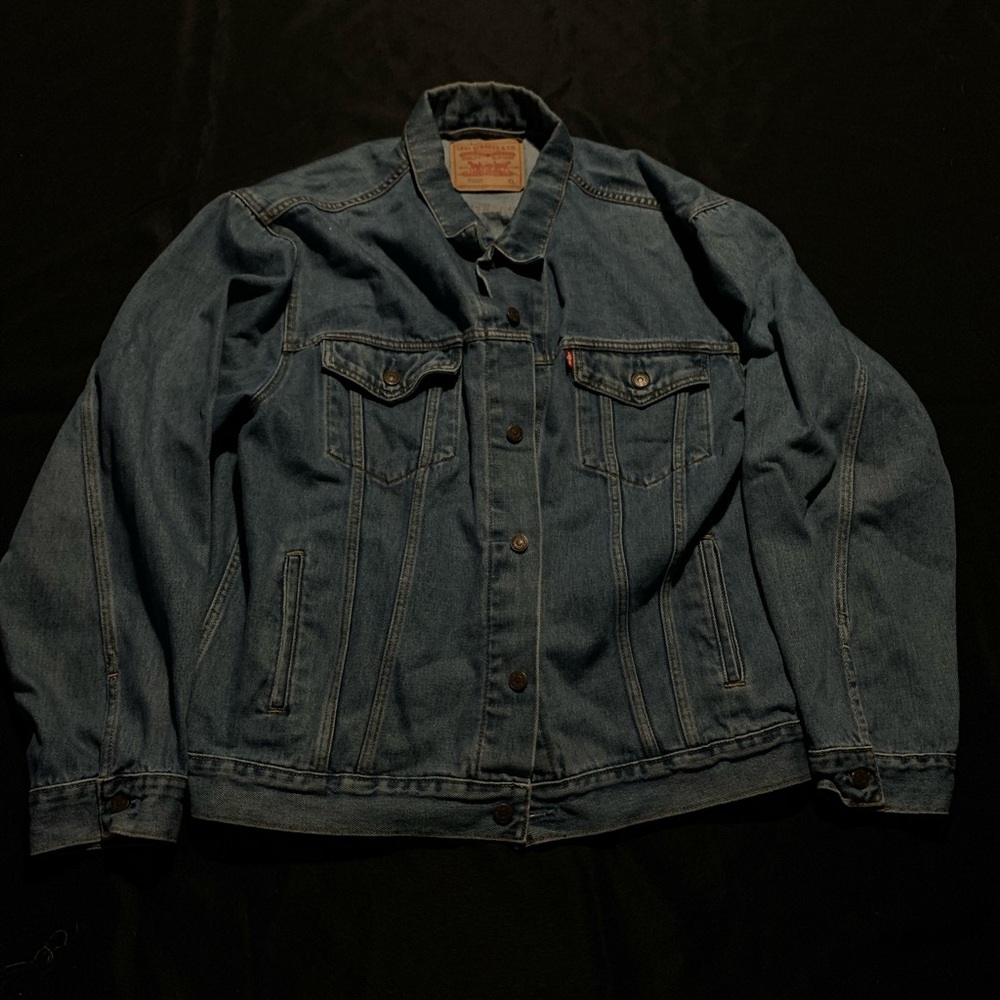 Levis Denim Jacket Mens Blue Trucker 80’ MADE IN USA 70507-4890